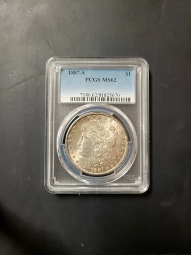 1887-S Morgan Dollar PCGS MS-62