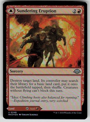 Sundering Eruption Foil Uncommon Modern Horizons 3 248 MTG Near Mint 2024