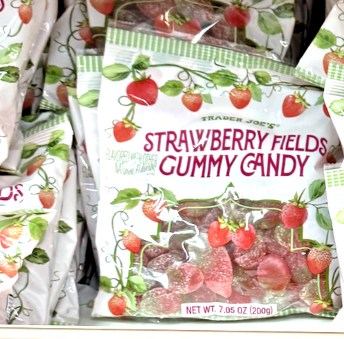 Trader Joe’s Strawberry Fields Gummy Candy 7.05 oz LIMITED Edition 3/2027 Rare - Picture 4 of 4