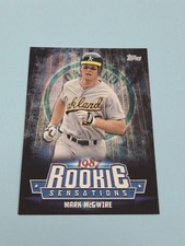 2015 Topps Update Rookie Sensations #RS-25 Mark McGwire Oak As BASEBALL Card 6H