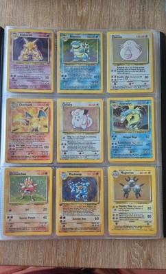 Pokémon Base Set Englisch   Komplett 1999 Masterset + Binder Charizard Glurak 