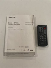 Sony Digital Hd Video Camera Recorder Manual And Remote
