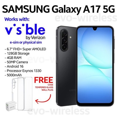 Samsung Galaxy A17 5G - 128GB - VISIBLE by Verizon