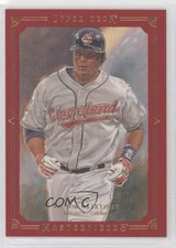 2008 Upper Deck Masterpieces Red Paper Framed Victor Martinez #27 0j5