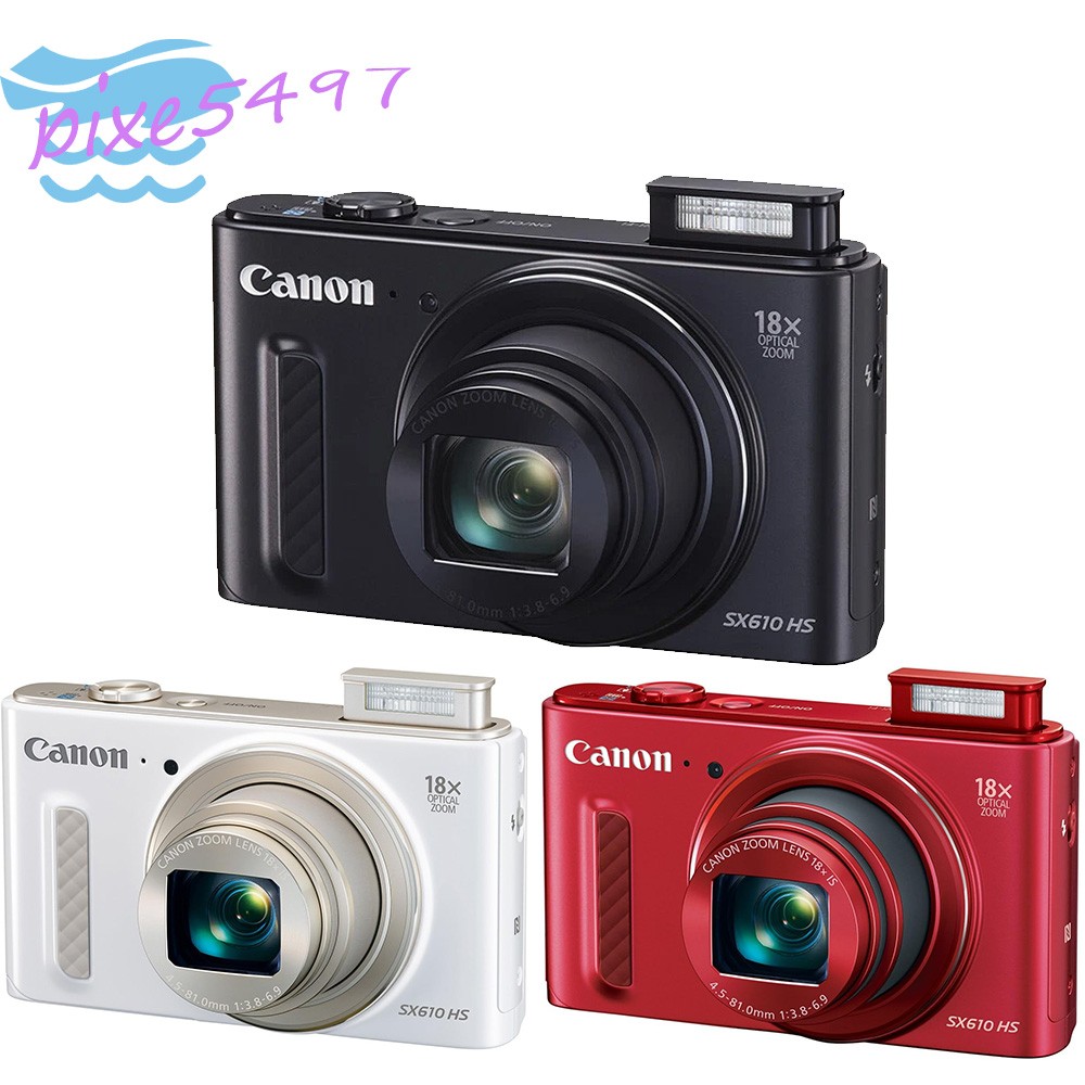 Canon PowerShot SX610 HS Digital Camera 20.2 MP 18x Optical Zoom