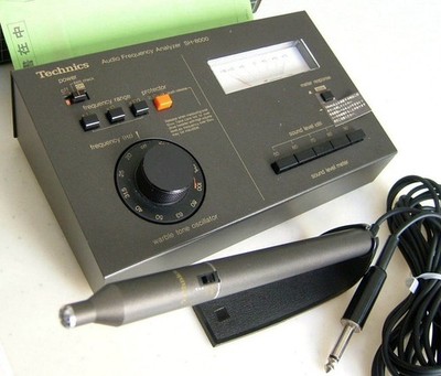 テクニクス オーディオフリークエンシーアナライザー SH-8000 Technics SH-8000 Audio Frequency Analyzer Black Very Good GP | eBay