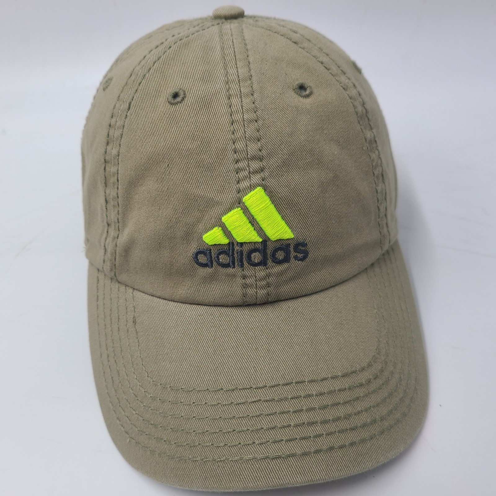 Adidas Hat Strapback Green Adjustable Cotton Casu… - image 1