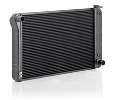 Be Cool Radiator Direct Fit Aluminum Black Gm A-body Each 17008