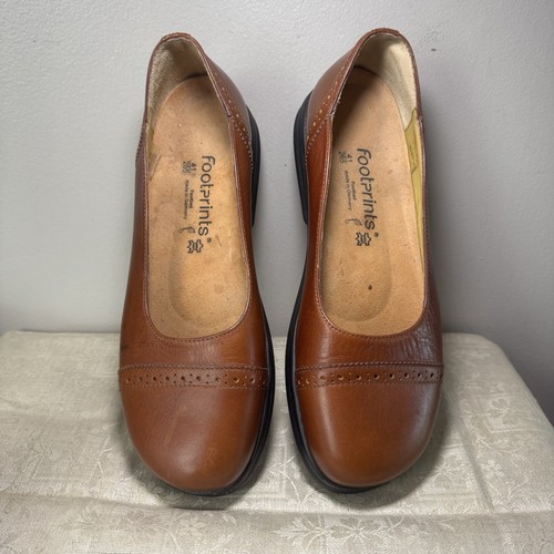 Zapatos de cuero sin cordones Footprints Birkenstock marrón Cambria para mujer 41 265 (US 11) - Imagen 9 de 14