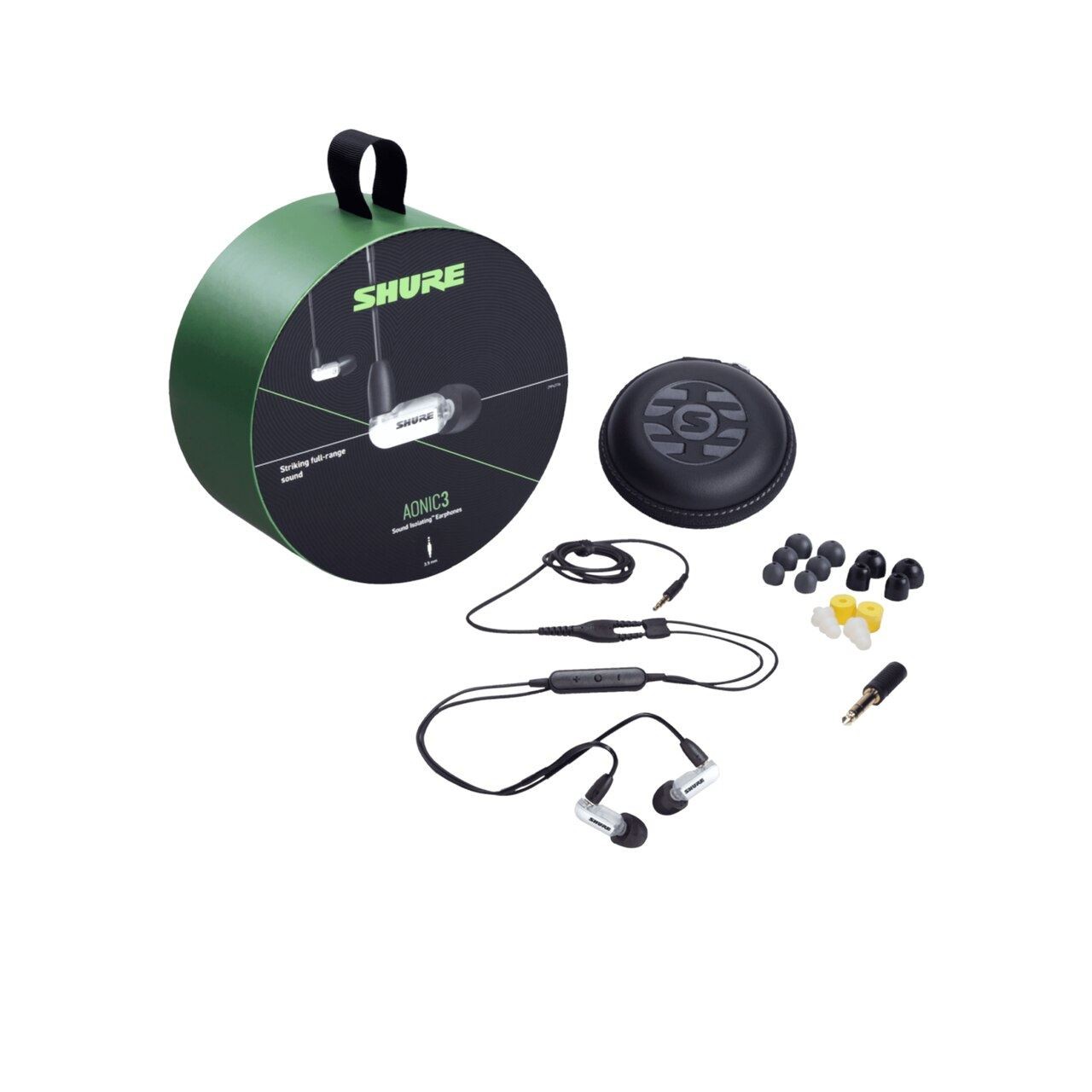 Shure AONIC 3 Sound Isolating Earphones White 37590₽