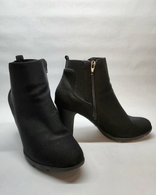 Anne Klein Black Sport Booties Womens US Size 8