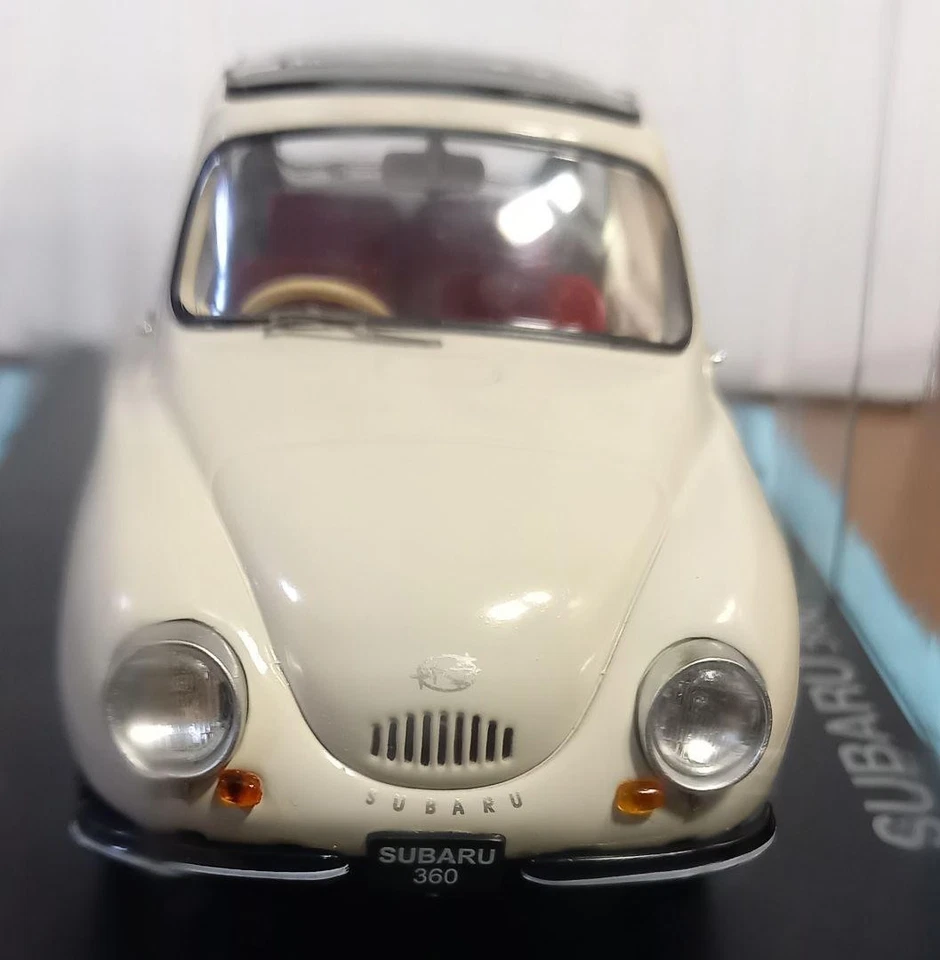 Rare Subaru 360 1958 Miniature Model 1/24 Scale with Box Japan - Image 3 of 4