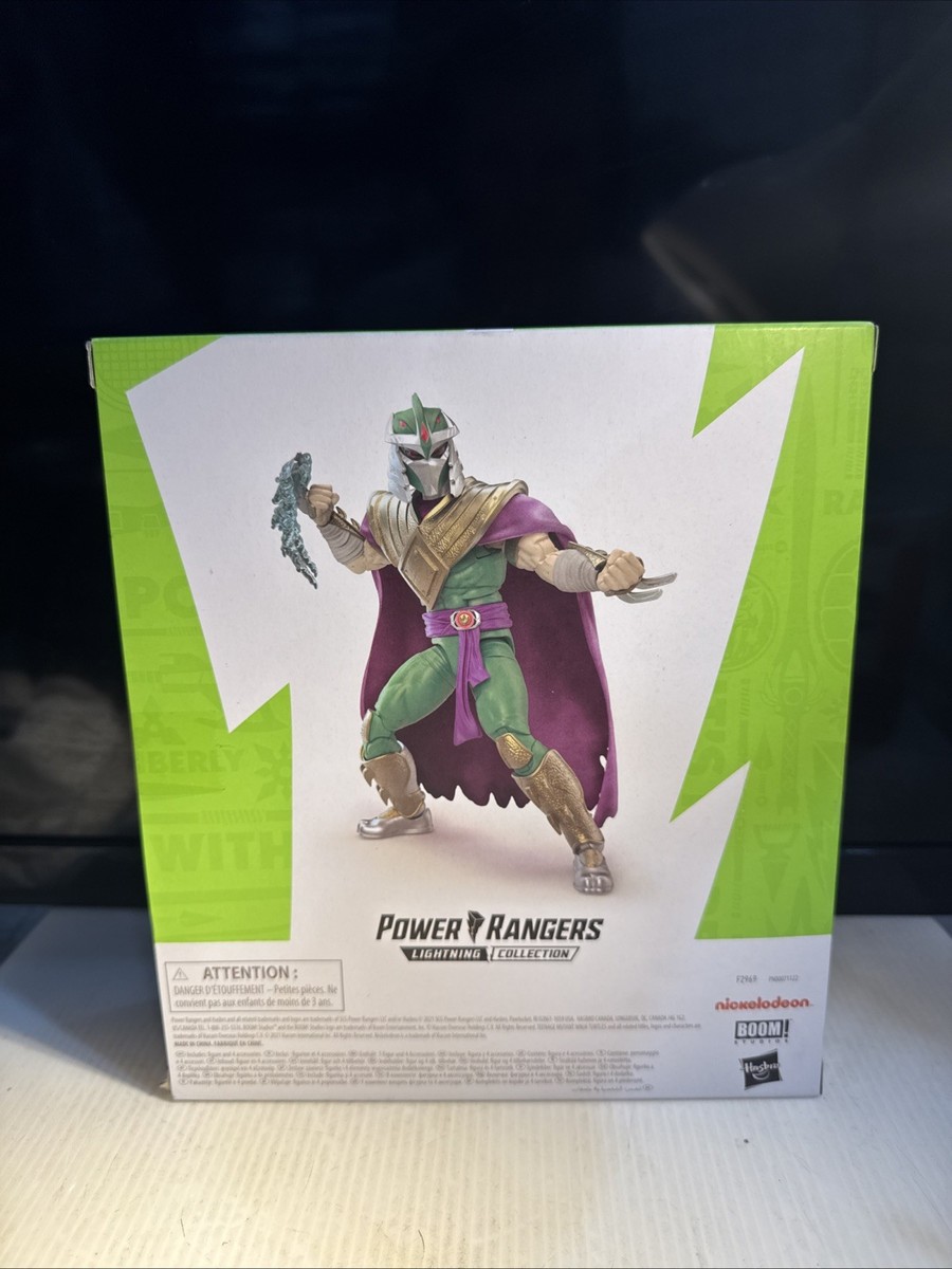 Power Rangers X TMNT Lightning Collection Morphed Shredder Green