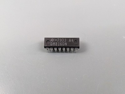 (3) DM8160 ICs, 6-Bit Magnitude Comparator, NSC, NOS