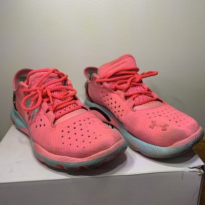 Used Under Armour Women's Speedform Apollo 2 Pink Running Shoes Size 6.5