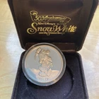 Vintage 1987 Rarities Mint 1oz Silver Snow White Sneezy 50th Anniversary