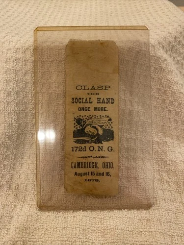 1878 Civil War 172d O.N.G. Ribbon