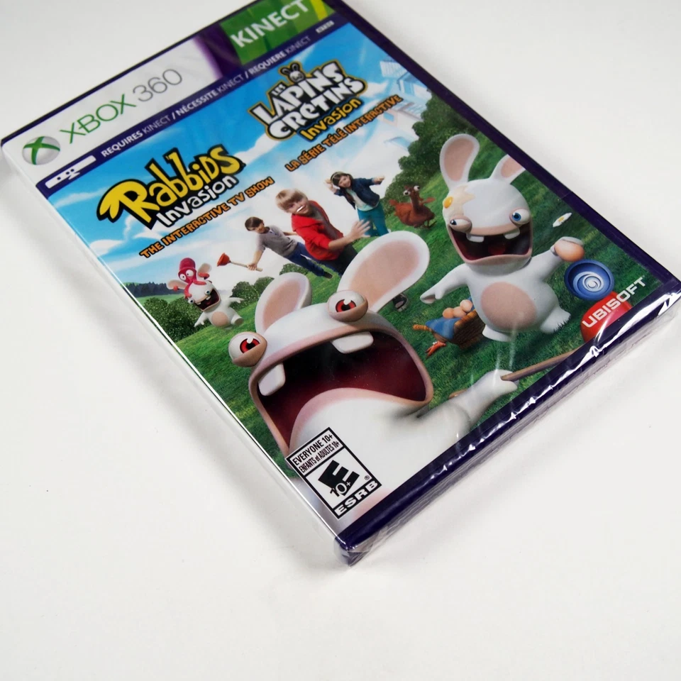 Rabbids Invasion Xbox 360 Kinect Sealed Bilingual NTSC Ubisoft Brand New -Sealed - Image 3 of 4