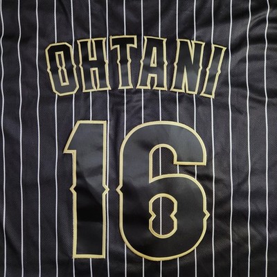 Shohei Ohtani #16 Team Japan Baseball Jersey With Patch 2XL Black