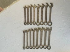 Vintage - Oxwall Open End/combination Ignition & Small Wrenches USA Lot of 16