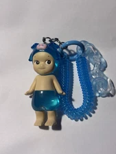 Sonny Angel Candy Store Series Blue Soda Pig Keychain Limited Edition Authentic