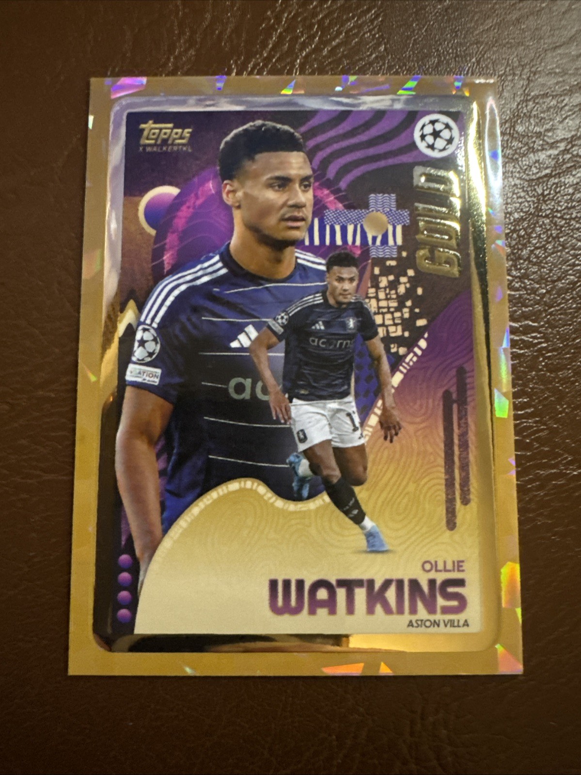 Topps Premier League Gold Lion Ollie Watkins Aston Villa for sale on Ebay