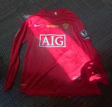 Nike Manchester United 2008 Champions League Final long sleeve shirt - Red
