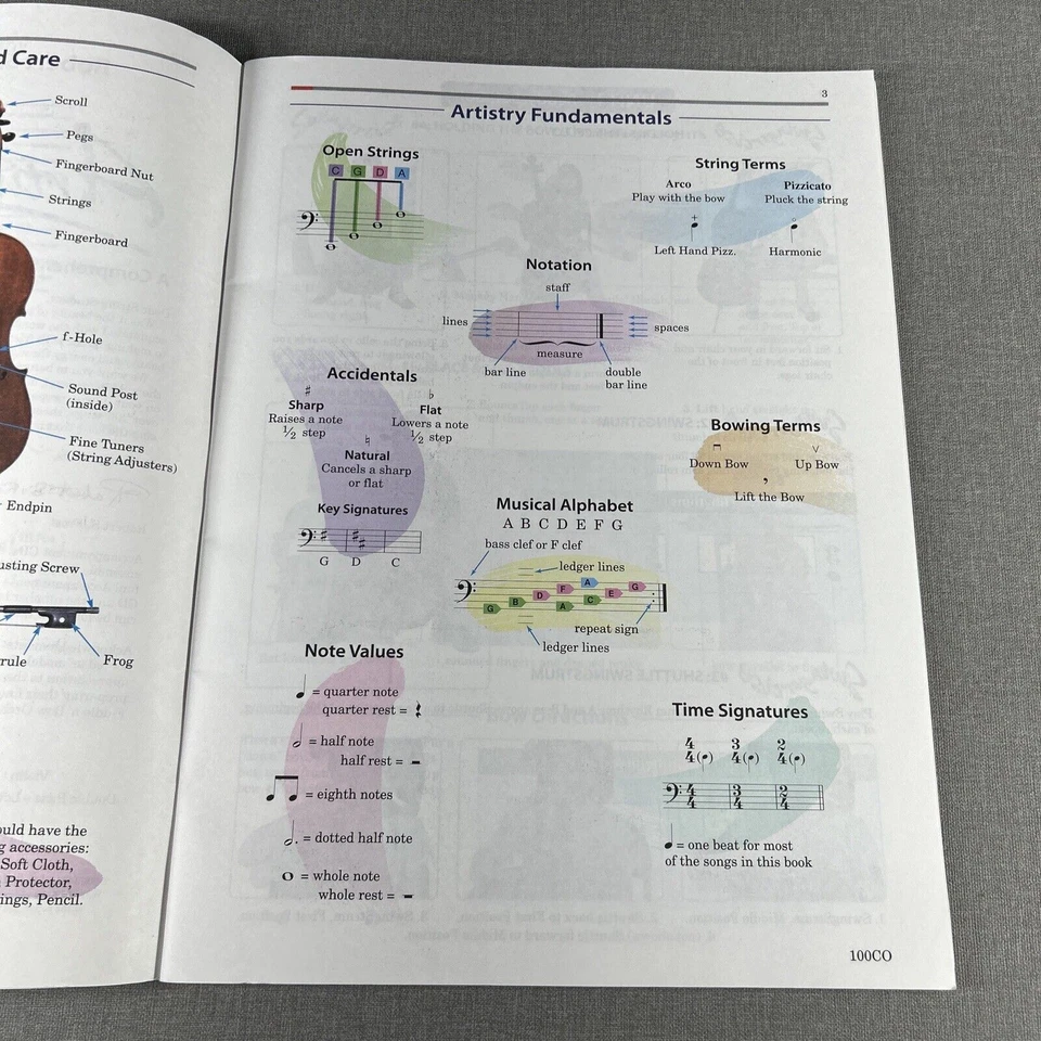 Artistry in Strings Violin Book 1 - Paperback By Robert S Frost 2002 Paperback - Image 4 of 4