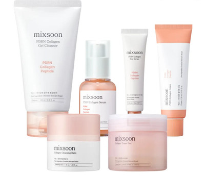 Mixsoon PDRN Collagen Anti-Aging Pink Set Plump & Healthy Skin Set of 6