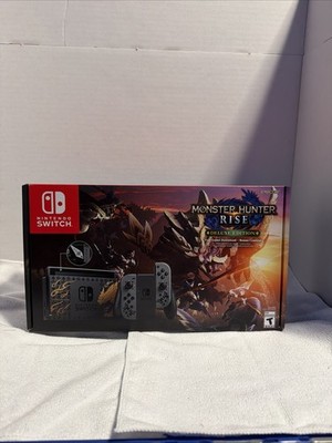 New Nintendo Switch Monster Hunter Rise Deluxe Edition Console US NIB