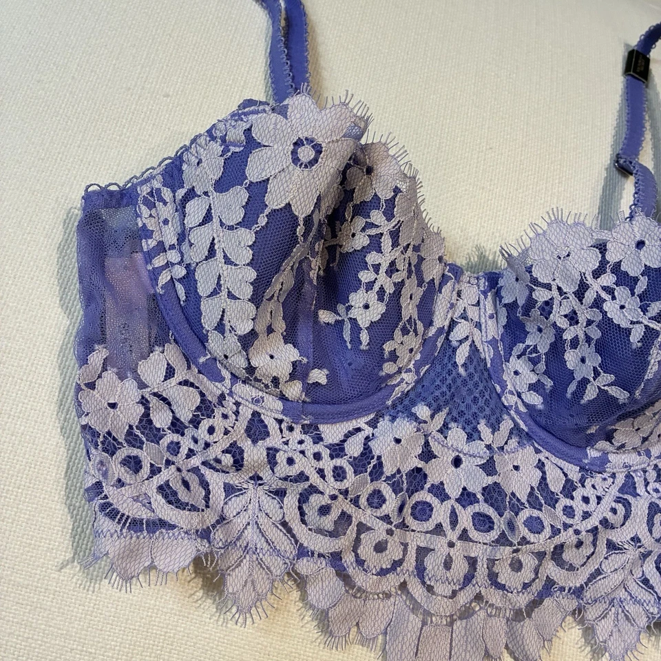 *NWT* Victoria’s Secret Very Sexy Zip-Back Lace Longline Balconette Bra ✨ - Image 2 of 4