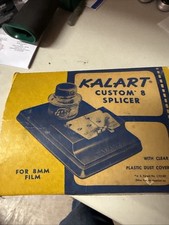 VINTAGE KALART CUSTOM 8 SPLICER MODEL S-4 for 8mm Film MINT IN BOX