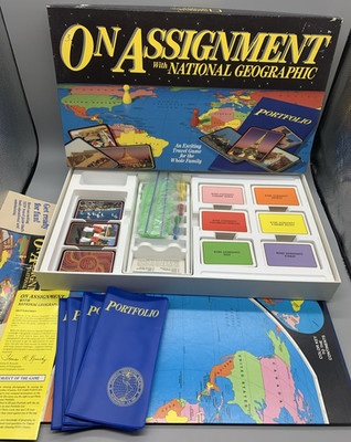On Assignment With National Geographic Board Game COMPLETE