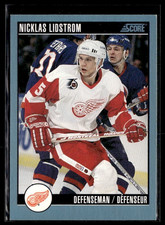 1992 Score Hockey #391 Nicklas Lidstrom