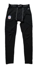 Eastbay Compression Training Tights. Mens L. Black. NFL Shield Logo.