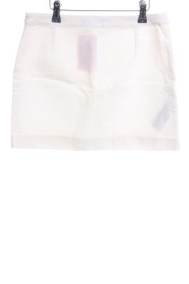 MANGO BASICS Minirock Damen Rock Gr. DE 34 weiß Casual-Look