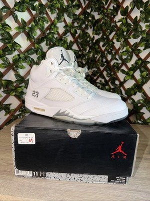 Size 11 - Air Jordan 5 Retro 2015 White Metallic | eBay
