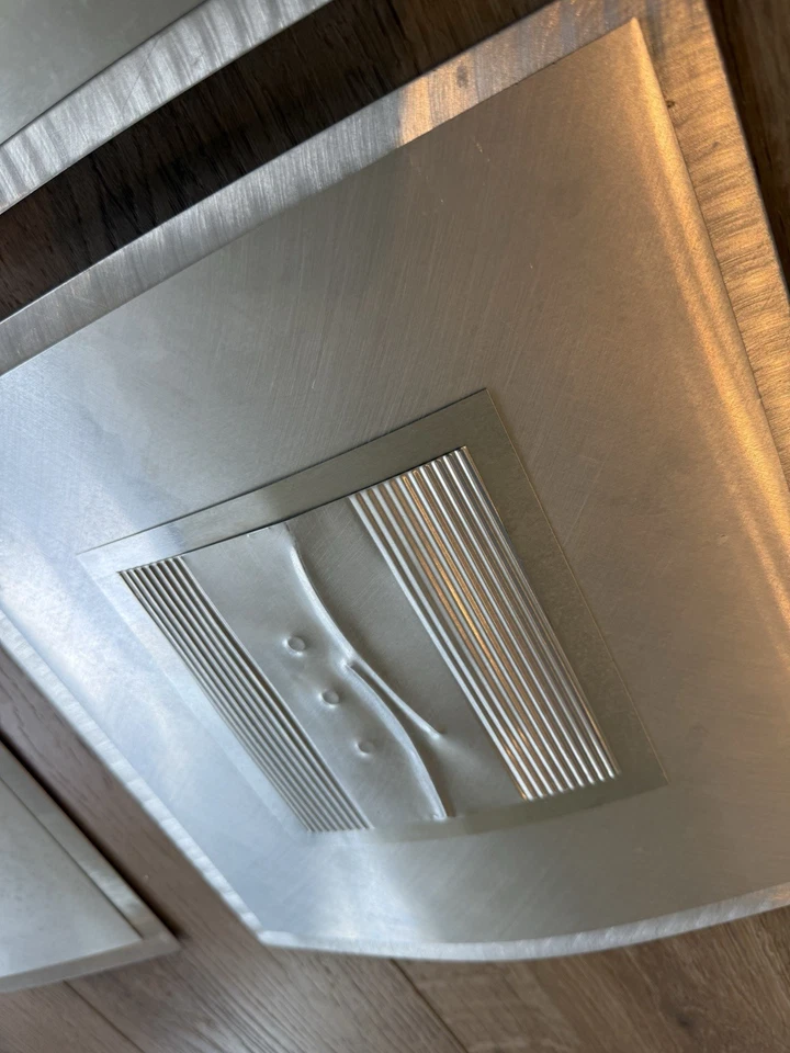 Juego de 4 arte de pared de metal ORIGINAL de Jon Allen 12x12 Foto 4 de 4