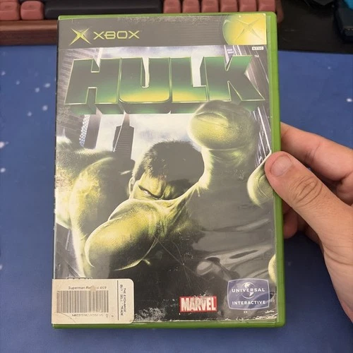 Marvel Comics Hulk Original Microsoft Xbox, 2003 Complete W/ Manual! Tested CIB