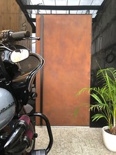 Corten aluminium Schuco front door - any size, 5 point locking system any hanbar