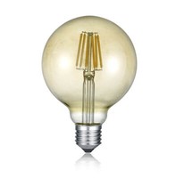 Trio Globe Led Lampe E27 8W ⌀12,5Cm Dimmbar Amber Warmweiss Wie 60W 40178075091