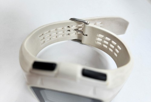 Reloj deportivo Adidas Duramo ADP3260 de cuarzo de goma blanca para hombre - necesita batería nueva - Imagen 15 de 17