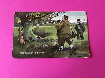 Großbritannien Old Chums No Danger 1916 Vintage Postkarte R46690