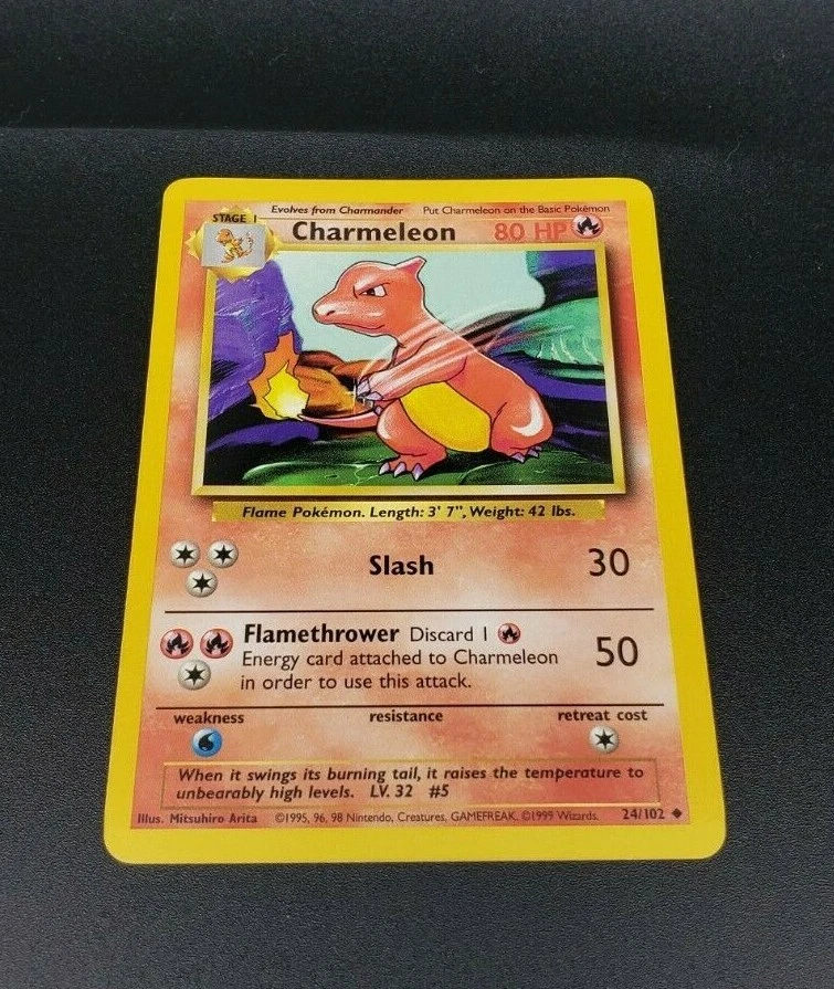 pokemon charmeleon card value Pokemon TCG Graded Card: 1999 Charmeleon Shadowless #24 English PSA 9 –  Vancity CJ Trading Cards main image 0