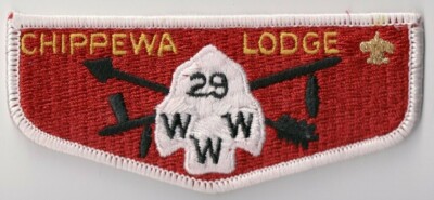 BSA OA, Chippewa Lodge 29 S-8a, Thick WWW, Clinton Valley Council Michigan, MI