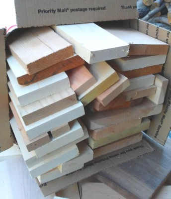 #ad NO KNOTS Scrap Hardwood Short Boards WALNUT Oak MAPLE Cherry Wood Craft Carving $28.00