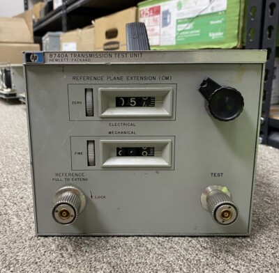 Hewlett-Packard HP 8740A Transmission Test Unit Serial No 712-00489