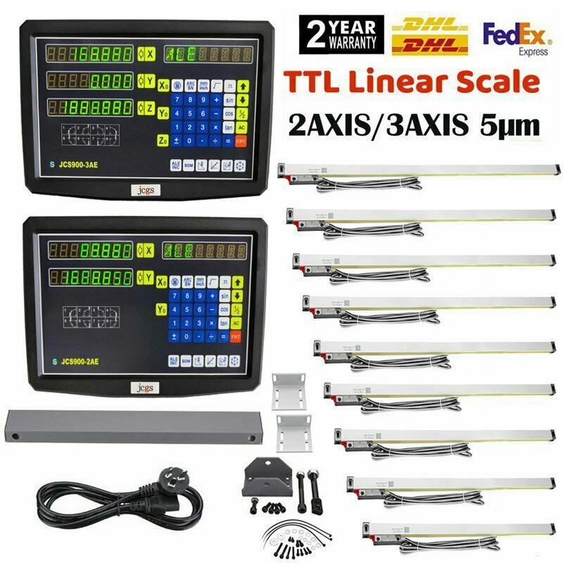 Pantalla digital de 2/3 ejes DRO escala lineal escala alta precisión 50-1000 mm CNC