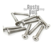 M2.5 x 14mm, Phillips Flat Wafer Head Screws, Stainless Steel, Laptop Computer