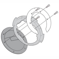 GIVI Flangia per borse da serbatoio TANKLOCK per Honda Hornet 600 / ABS 2007-13